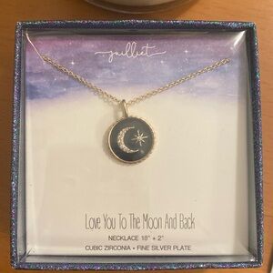 Juilliet Love You To The Moon necklace